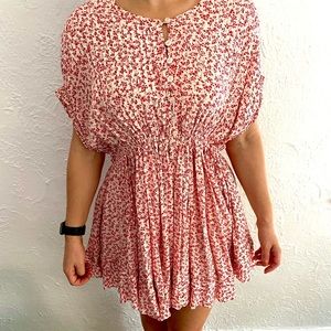 Free people dress- ties on the sides